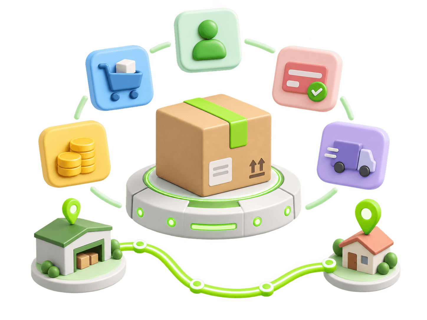 Live order and shipment tracking context
